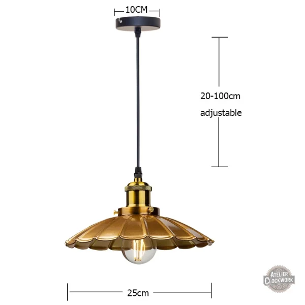 Design unique de la lampe Steampunk BlackFlower