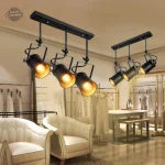 Projecteur décoratif en bois avec finition steampunk
