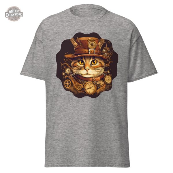 T-Shirt tendance avec chaton dans un style rétro