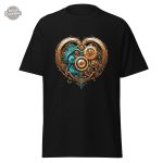 T-Shirt Coeur Mécanique Steampunk