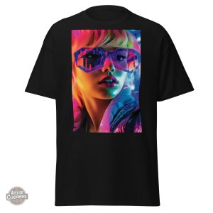 T Shirt Cyberpunk - Néon Girl