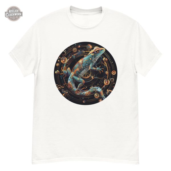 T-shirt confortable avec motif Gecko steampunk