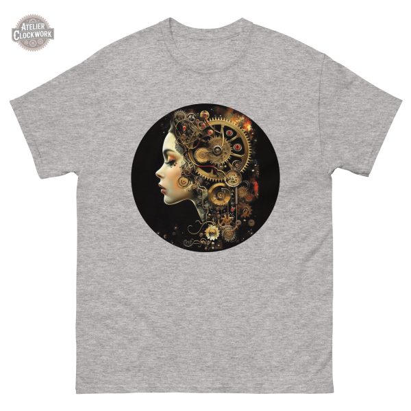 Design steampunk sur un tee shirt tendance
