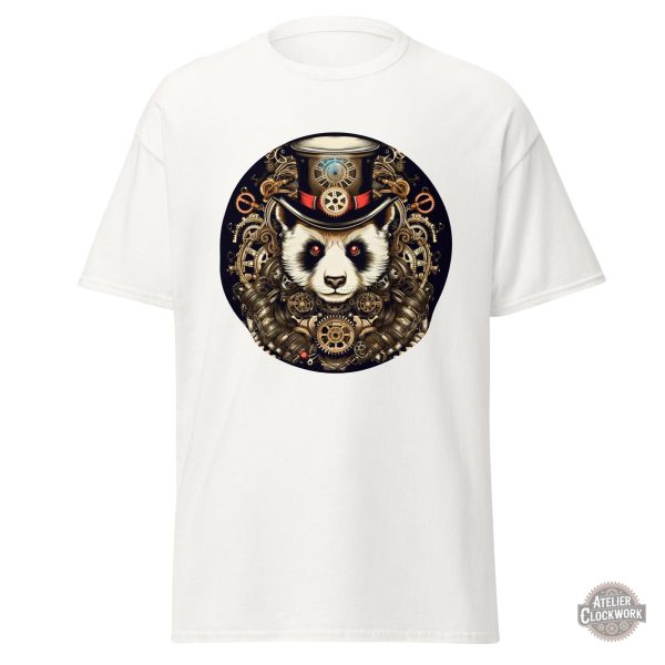 Panda gentleman sur un t-shirt confortable