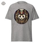 Panda stylé sur un tee-shirt à la mode