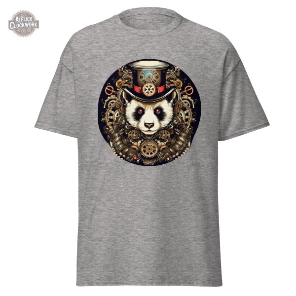 Panda stylé sur un tee-shirt à la mode
