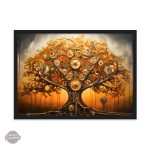 Tableau inspirant Arbre de Vie dans l'univers Steampunk
