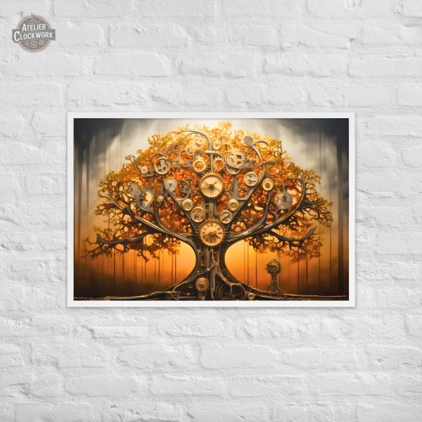 Tableau Arbre de Vie Steampunk - vue 4