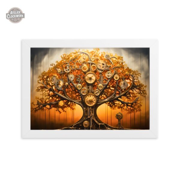 Tableau artistique Steampunk sur thème de la nature