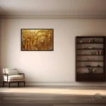 Art Déco : Voyage Doré en style abstrait