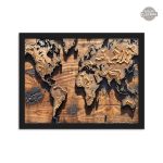 Tableau en bois avec style Steampunk unique