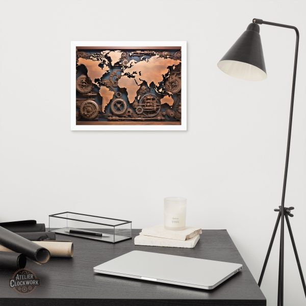 Art mural au style industriel