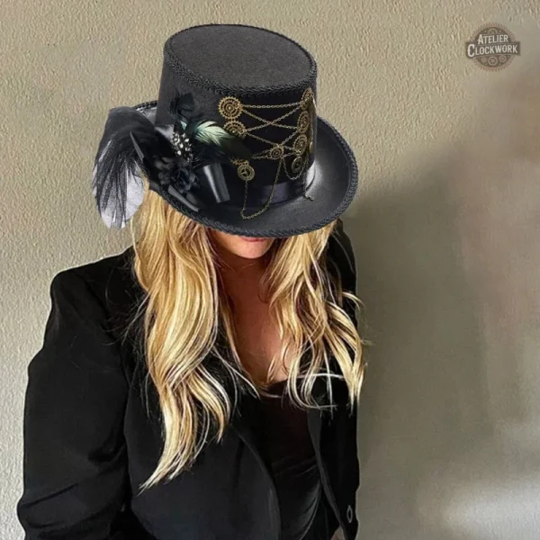 Haut de forme steampunk élégant pour Halloween