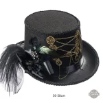 Chapeau à chaînes pour look steampunk unique
