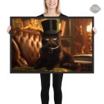 Décoration murale steampunk avec un chat aristocrate