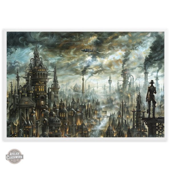 Tableau artistique vintage à thème Steampunk