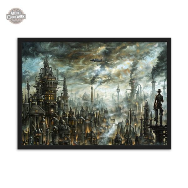 Tableau déco murale Steampunk pour loft moderne