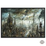 Art décoratif industriel avec éléments Steampunk