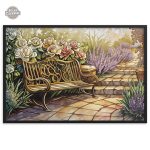 Tableau steampunk de fleurs, charme vintage