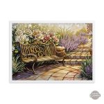 Illustration florale vintage, décor steampunk