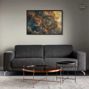 Tableau Horloge Steampunk