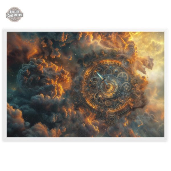 Horloge vintage en design steampunk