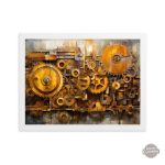 Tableau mural original au look industriel