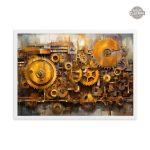 Décoration Steampunk, pièce maîtresse pour votre mur