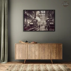 Tableau Industriel Vintage