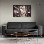 Art mural steampunk avec style rétro