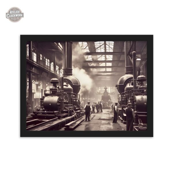 Illustration steampunk pour un intérieur original