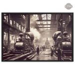 Tableau au design industriel et vintage