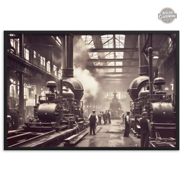 Tableau au design industriel et vintage