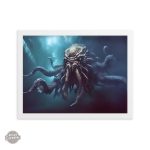 Kraken mythologique en art steampunk sur toile