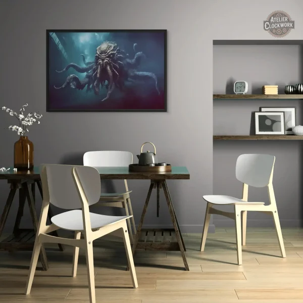 Détails artistiques du tableau Kraken - Monstre des Profondeurs