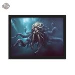 Tableau Kraken - Monstre des Profondeurs en couleurs vibrantes