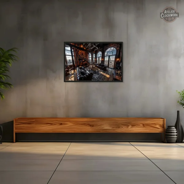 tableau-loft-industriel-1 Tableau Loft Industriel Steampunk New-Yorkais