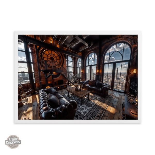 Tableau décoratif au style Loft et Steampunk