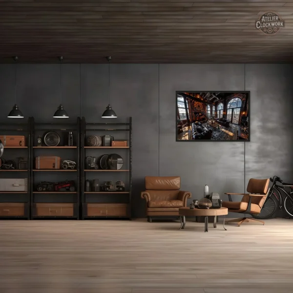 Art mural Loft industriel au style vintage