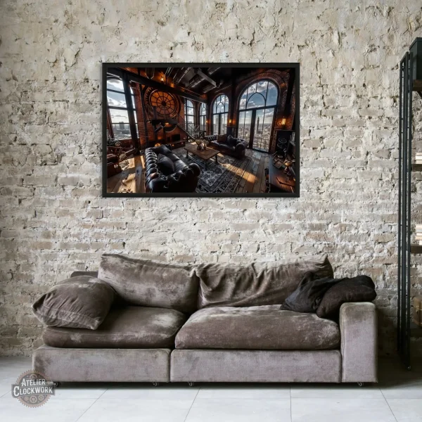 Tableau Steampunk New-Yorkais pour ambiance urbaine