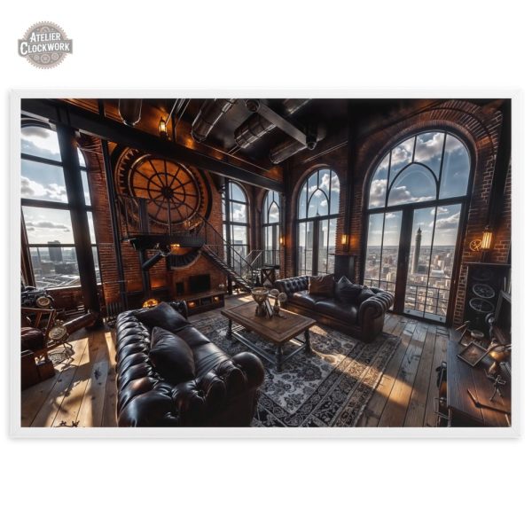 Œuvre d'art Loft au design industriel chic