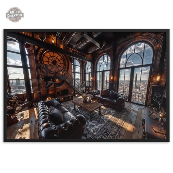 Tableau Loft inspiré du mouvement Steampunk