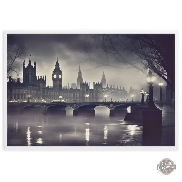 Tableau artistique Londres dans un style victorien