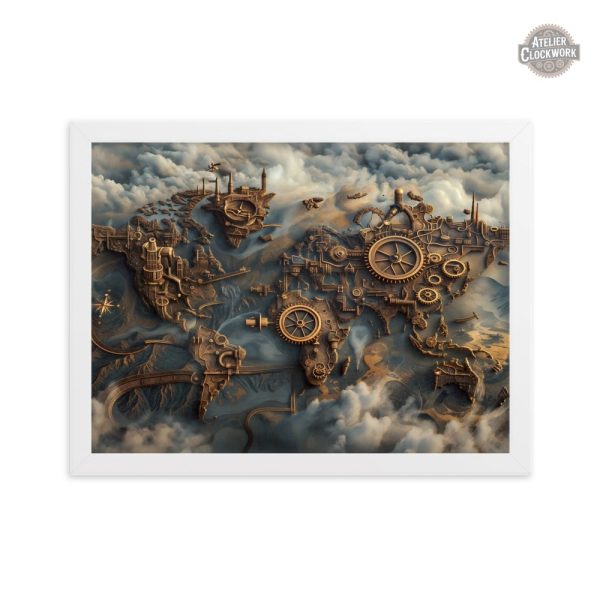 Art mural steampunk pour une ambiance rétro
