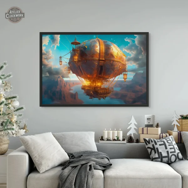 Décoration murale inspirée du steampunk