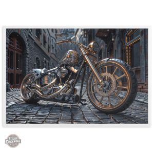 Tableau Moto Vintage style Steampunk