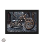 Art mural Moto Vintage au design rétro