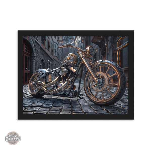 Décoration murale Moto Vintage inspirée du Steampunk