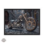 Tableau décoratif Moto dans un style ancien