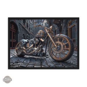 Tableau décoratif Moto dans un style ancien